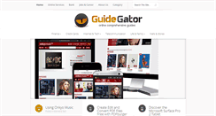Desktop Screenshot of guidegator.com